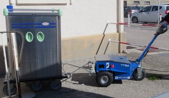 Pousseur de charge - Tracteur-pousseur T780TT sur mesure pour chariots hospitaliers_0