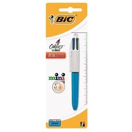 STYLO BILLE MINI 4 COULEURS RÉTRACTABLE