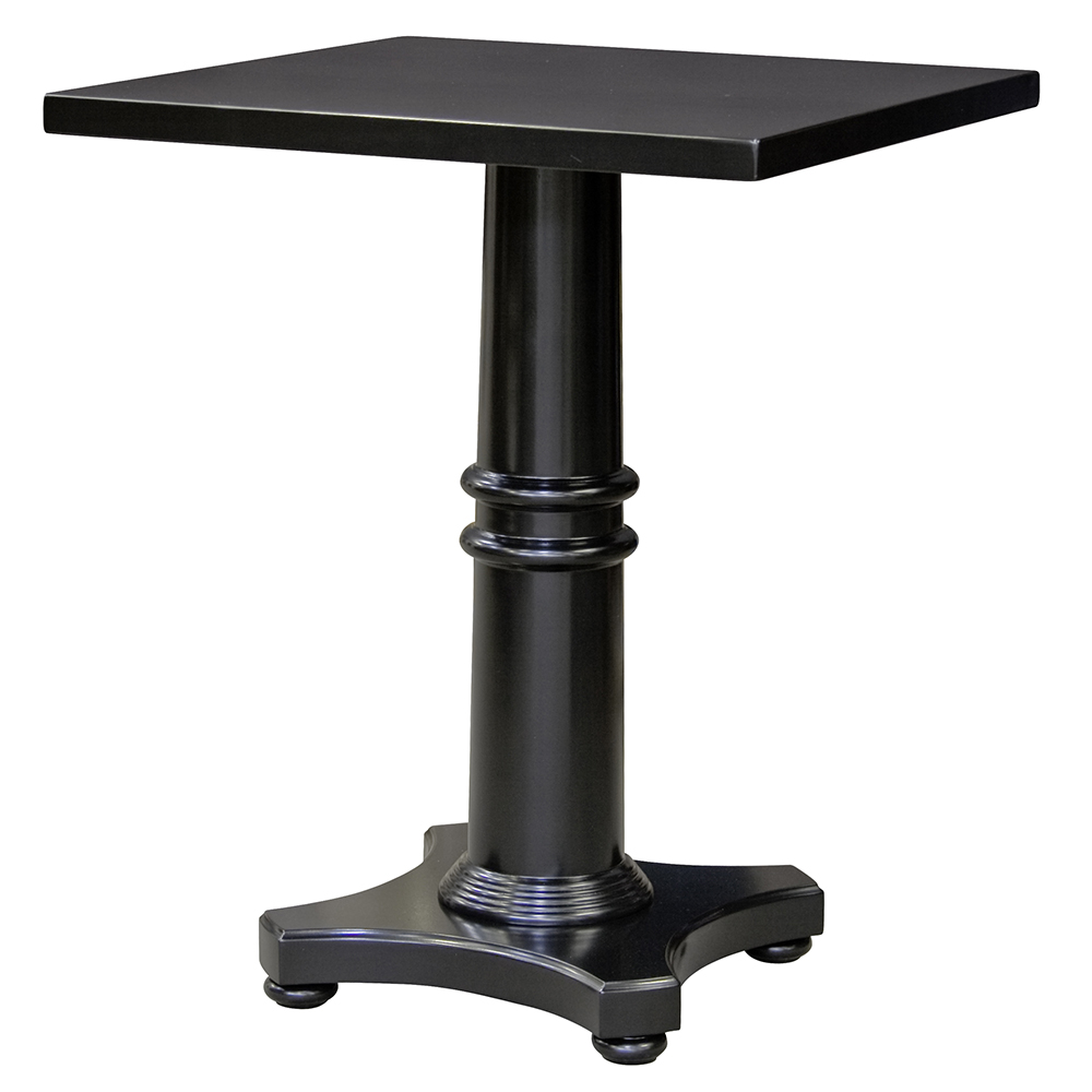 Table de restaurant - piétements GUN/4 - plateau 55x55 à 65x65 cm ou Ø60 à Ø70 cm_0