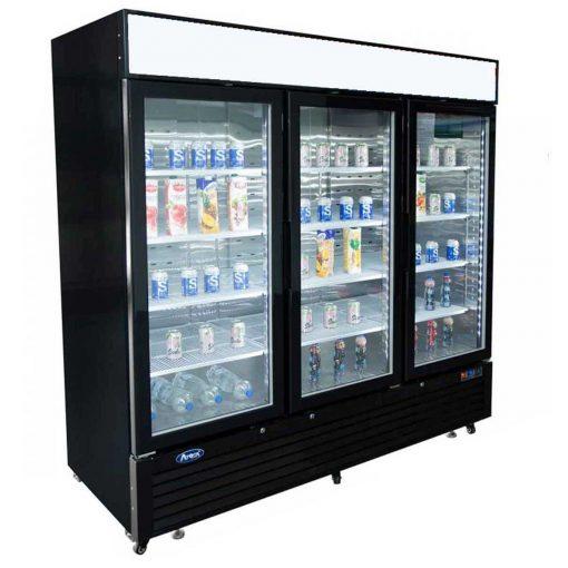 Armoire réfrigérée négative 3 portes vitrées battantes - 2050 litres - Froid ventilé - MCF8728GR_0