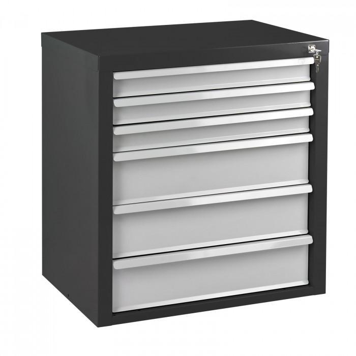 Armoire servante mammut 6 tiroirs - gris/anthracite_0