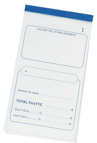 BLOC FICHE REPAS (VENDU PAR 10)