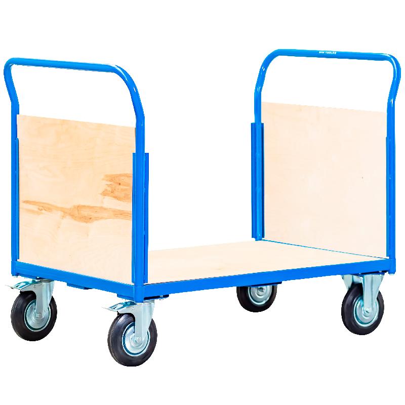 Chariot plateforme robuste double poignée capacité 500kg MW Tools SH50102_0