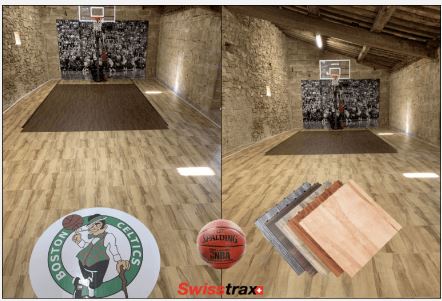 Dalle pour sol sportif SWISSTRAX - 40x40cm - Résistance 25T/m² - Polypropylène anti-UV - Fabriquée en France_0