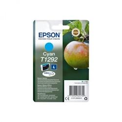 EPSON Cartouche d'encre T1292 Cyan - Pomme (C13T12924012) Epson - 3666373877259_0