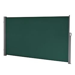 Helloshop26 - Store pour balcon latéral acier polyester 160 x 300 cm vert foncé 03_0006575 - 3001804847768_0