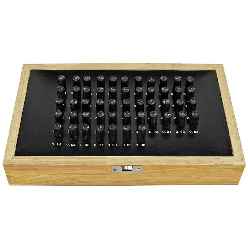 Jeu de piges de contrôle avec tête marquée - 0,01 mm, 0,5-1 mm_0