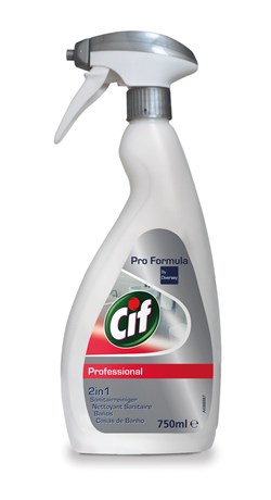 NETTOYANT SANITAIRES 2EN1 CIF PROFESSIONAL 750 ML