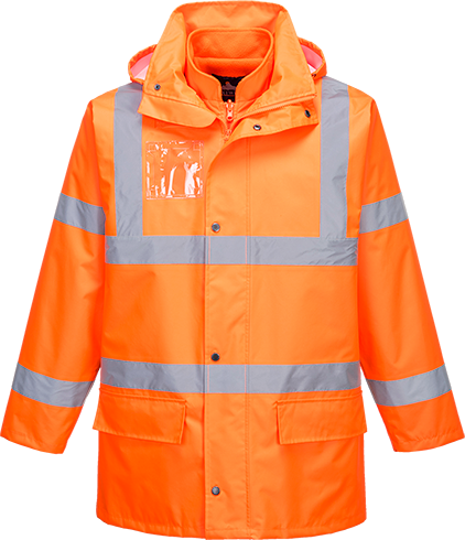 Parka hi-vis essential 5-en-1 orange S765 - veste intérieure amovible, bandes réfléchissantes, imperméable_0