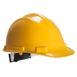 Portwest - Casque de sécurité à crémaillère EXPERT BASE Jaune Taille Unique - Taille unique jaune plastique 5036108327522_0