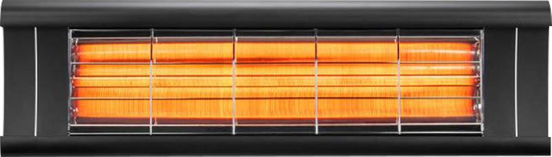 Réglette murale AERO S SIGMA MUR - Chauffage rayonnant infrarouge électrique 2500W noir IP44 avec télécommande - VEITO_0