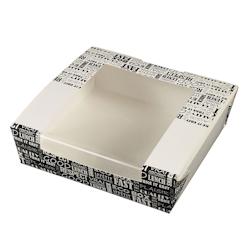 SOLIA Boîte à tartelette District 140x140x40 mm - par 500 pièces - en carton ES30803_0