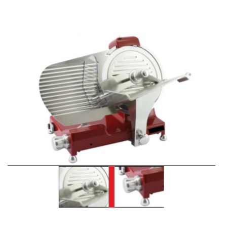 Tr2 - Trancheuse à viande professionnelle avec lame 300mm, aiguiseur inclus et moteur ventilé - Puissance 230 watts_0