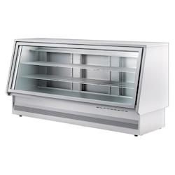 Vitrine fermée réfrigérée avec verre incliné - 2015x850x1085 mm - 480 W 230/1V - 13VC1208 Eurast - gris inox 13VC1208_0