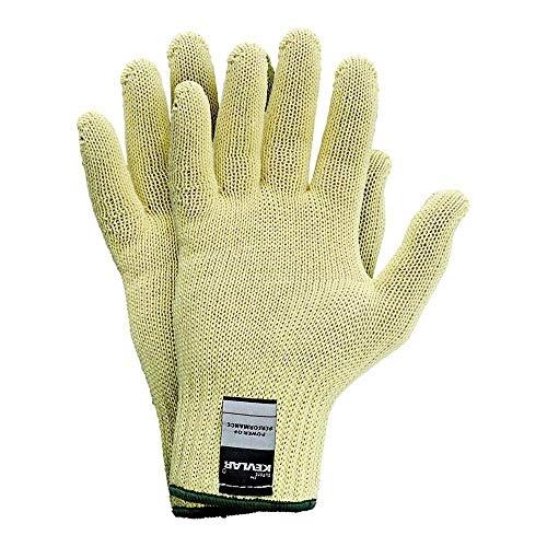 JS RJ-KEVLAR10 - Lot de 10 gants de protection jaune en Kevlar - Taille unique_0