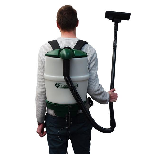 Aspirateur dorsal Eurosteam 128AD - 4,7L, léger et compact, moteur à passage direct_0