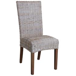 AUBRY GASPARD Chaise en poelet patiné - MCH1680_0