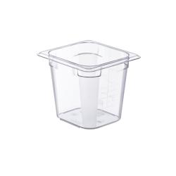 Bac alimentaire Araven Gastronorm GN 1/3 - 6 litres - cm 32,5 x 17,6 x 15 h - transparent Polycarbonate 94017_0