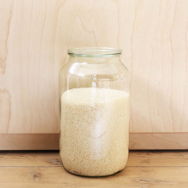 Bocaux en verre WECK 3000 ml Ø 100mm - Avec couvercles en verre et joints (clips non inclus) - Réf. WN000048_1