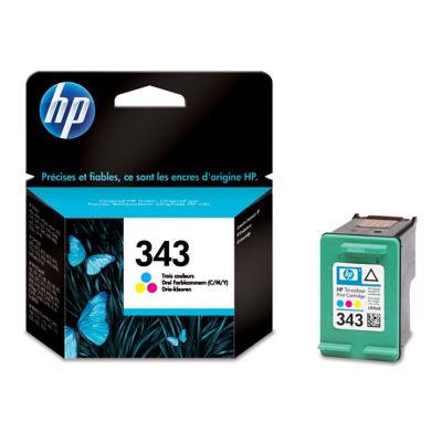 Cartouche HP 343 couleurs (cyan + magenta + jaune) pour imprimantes jet d'encre_0
