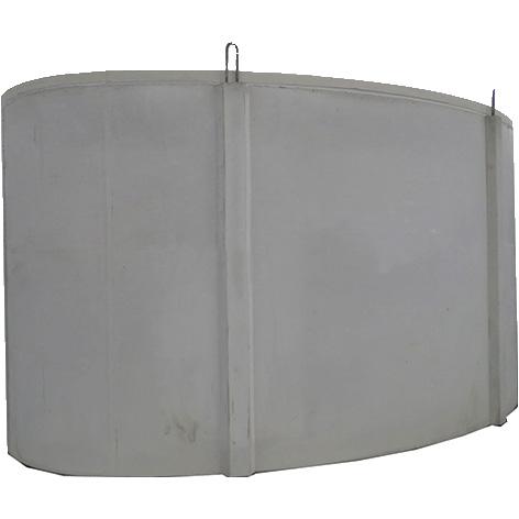 Cuve béton 15000L ovale - Citerne en béton vibré pour récupération d'eau de pluie_0