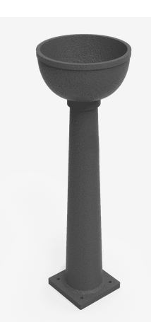 Fontaine à boire en fonte - Modèle Fonti UM508 - Traitement Ferrus antirouille_0