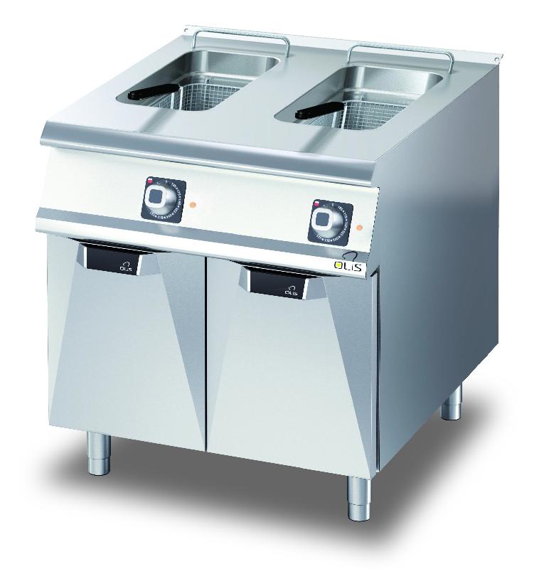 Friteuse électrique professionnelle - 2 x 15 litres - Diamante 70 - Olis D741510FRE - acier inoxydable AISI 18/10_0