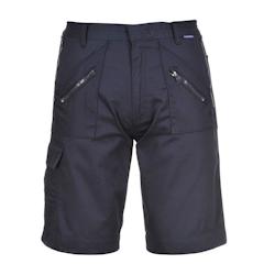 Portwest - Bermuda de travail ACTION Bleu Marine Taille XL - XL bleu textile 5036108134588_0