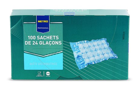 SACHET DE 24 GLAÇONS (VENDU PAR 100)