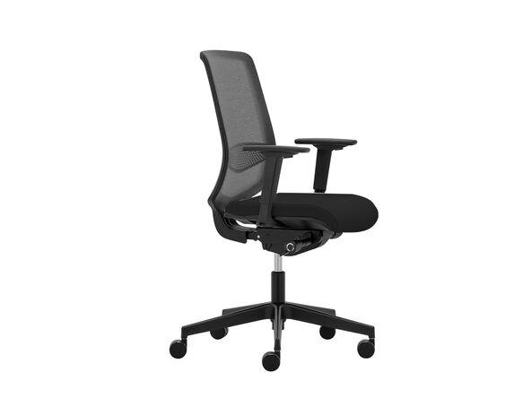 Siège de bureau synchrone Victory - autorégulé avec soutien lombaire et accoudoirs 2D_0
