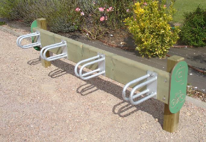 SUPPORT CYCLES EN BOIS ET ACIER 