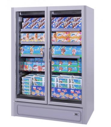 Vitrine verticale négative avec retour automatique de la porte, pour chr, traiteurs, boulangeries, pâtisseries et chocolateries -  multifreez plus 2p iarp_0