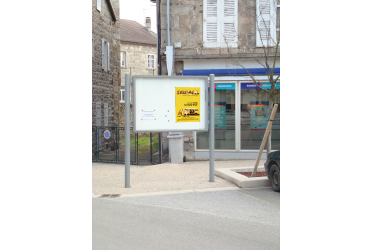 Vitrines extérieures d'affichage - aluminium anodisé - 18 à 30 formats A4 - simple face_0