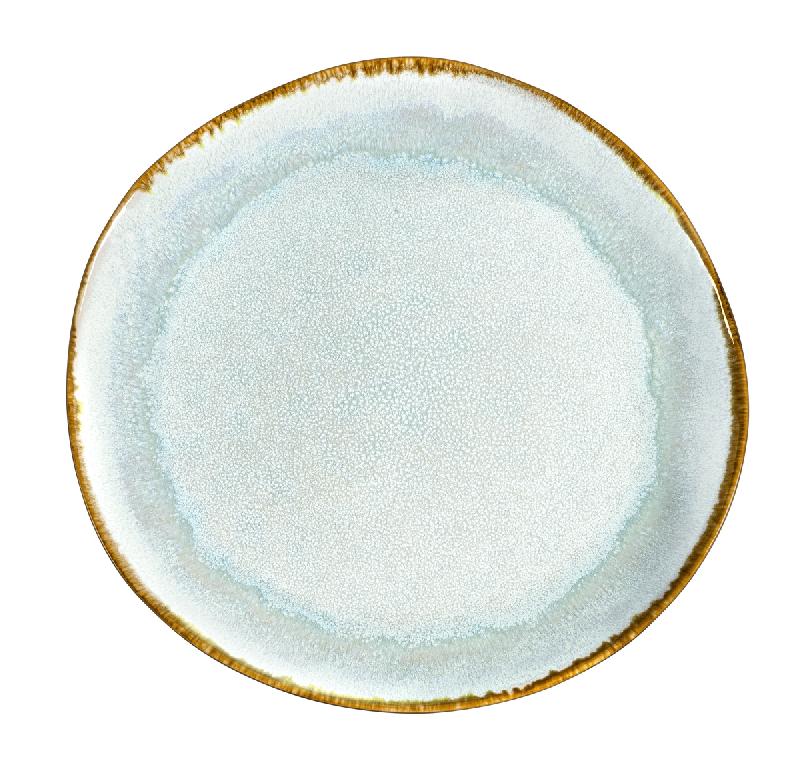 ASSIETTE COUPE PLATE ROND BLEU GRÈS Ø 28 CM SHADOW MEDARD DE NOBLAT