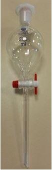 Ampoule à brome clé téflon - AS065004 - 500 ml - RC24/29 - ROB voie 4_0