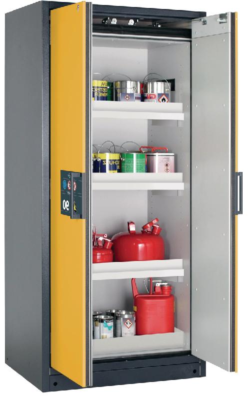 ARMOIRE SÉCURITÉ Q-CLASSIC-90 Q90.195.090 GRIS/JAUNE - MANUTAN COLLECTIVITÉS