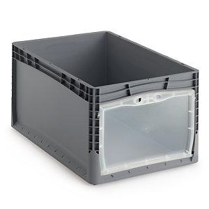 BAC GERBABLE NORME EUROPE 100% RECYCLÉ À PORTE TRANSLUCIDE PETIT CÔTÉ