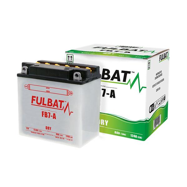 Batterie de démarrage moto YB7-A / FB7-A - 12V 8Ah - Fulbat - Pack d'acide inclus_0