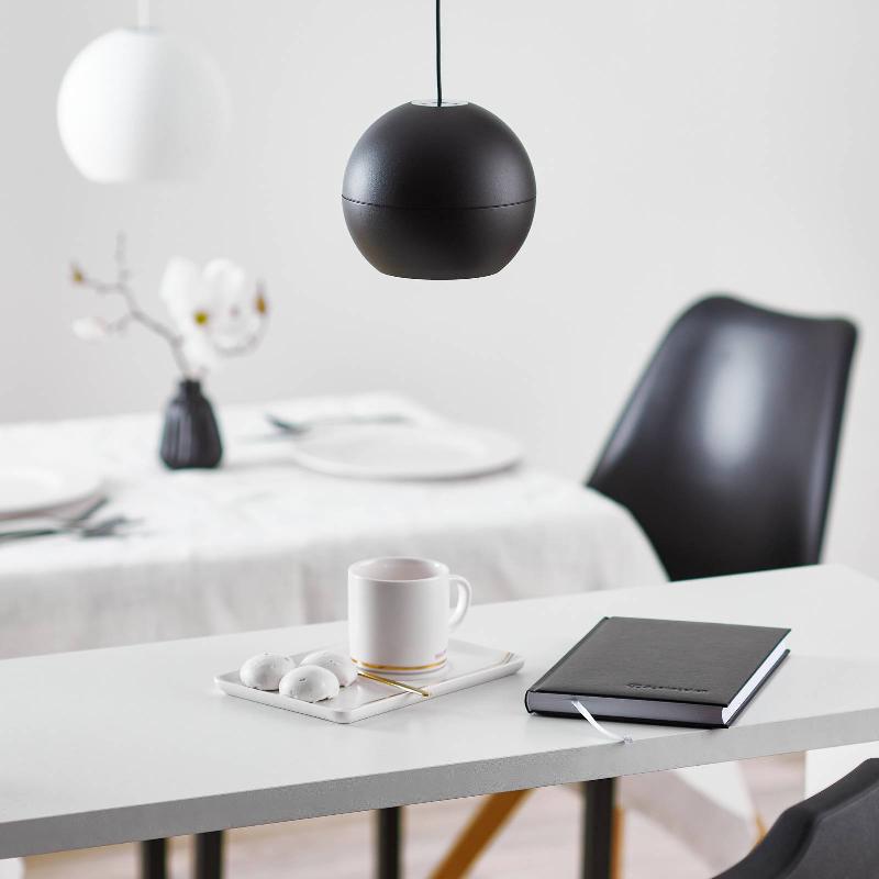 BEGA STUDIO LINE SUSPENSION ON/OFF, NOIR/ALU Ø14CM
