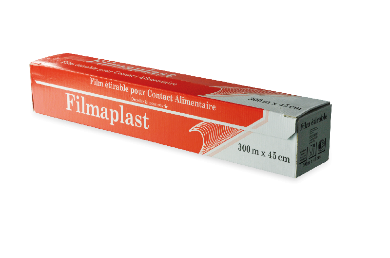 Carton de 6 rouleaux de film etirable 300m x 45cm (17μ)_0