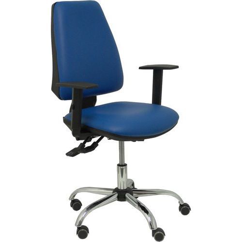 CHAISE DE BUREAU ELCHE S 24 HORAS SIMILICUIR BLEU - PIQUERAS Y CRESPO