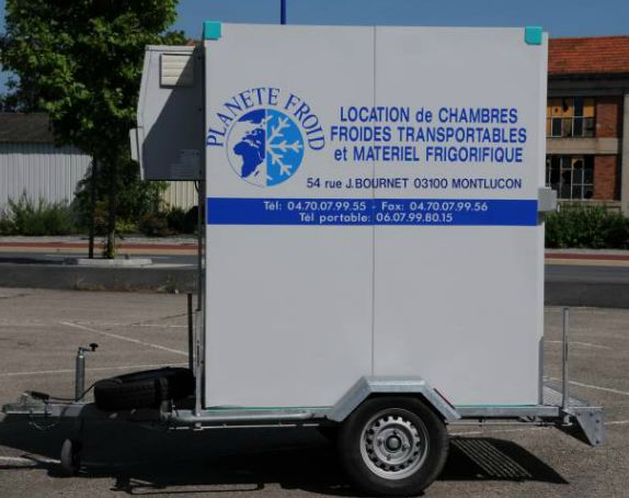 Chambre Froide 3 5 M3 Sur Remorque Temperature Positive
