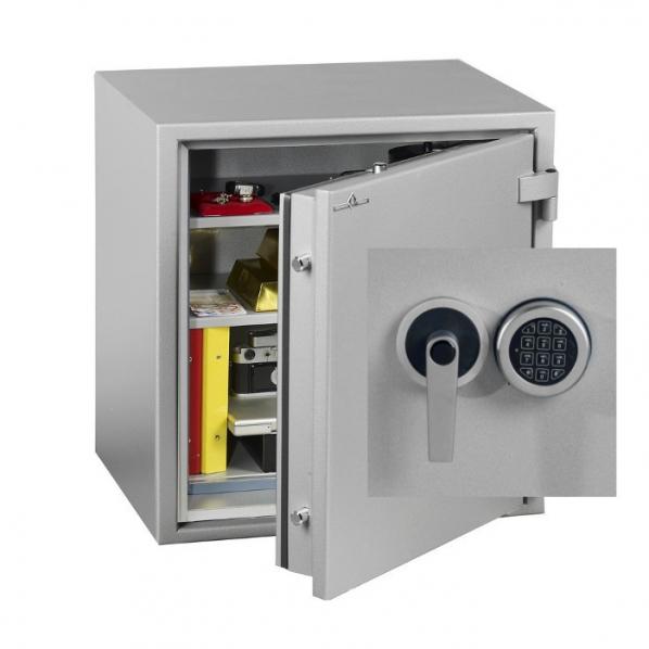 Coffre-fort anti-feu et anti-vol Protect Duo 93 litres - Serrure à clé ou à code - Garantie assurance 8000€ - HARTMANN TRESORE_0