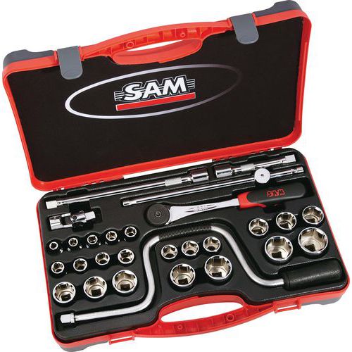 COFFRET 28 OUTILS 1/2 _ 75-SH28 - SAM