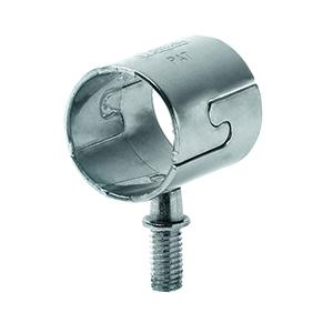 Collier de fixation AISI304 spécial sertissage - réf. PF4 - Raccords tube inox_0