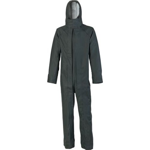 COMBINAISON DE TRAVAIL DE PLUIE EN POLYURÉTHANE VERT TAILLE L - SINGER SAFETY