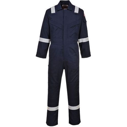COMBINAISON RÉSISTANT FLAMME ANTISTATIQUE FR28 BLEU FONCÉ S - PORTWEST