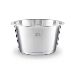 Cookvision - Casserole empilable 22 x 12,7 cm de 3,8 litres en Inox 6012200 - Acier inoxydable 18/10 6012200_0