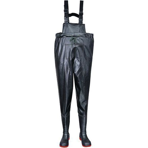 CUISSARDES DE SÉCURITÉ À BRETELLES WADERS S5 FW74 NOIR 44 - PORTWEST