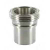 Douille SMS mâle inox lisse à collerette - YSMMDLIX025 - DN 25, Idéal pour conduites rigides, Serrage rapide_0
